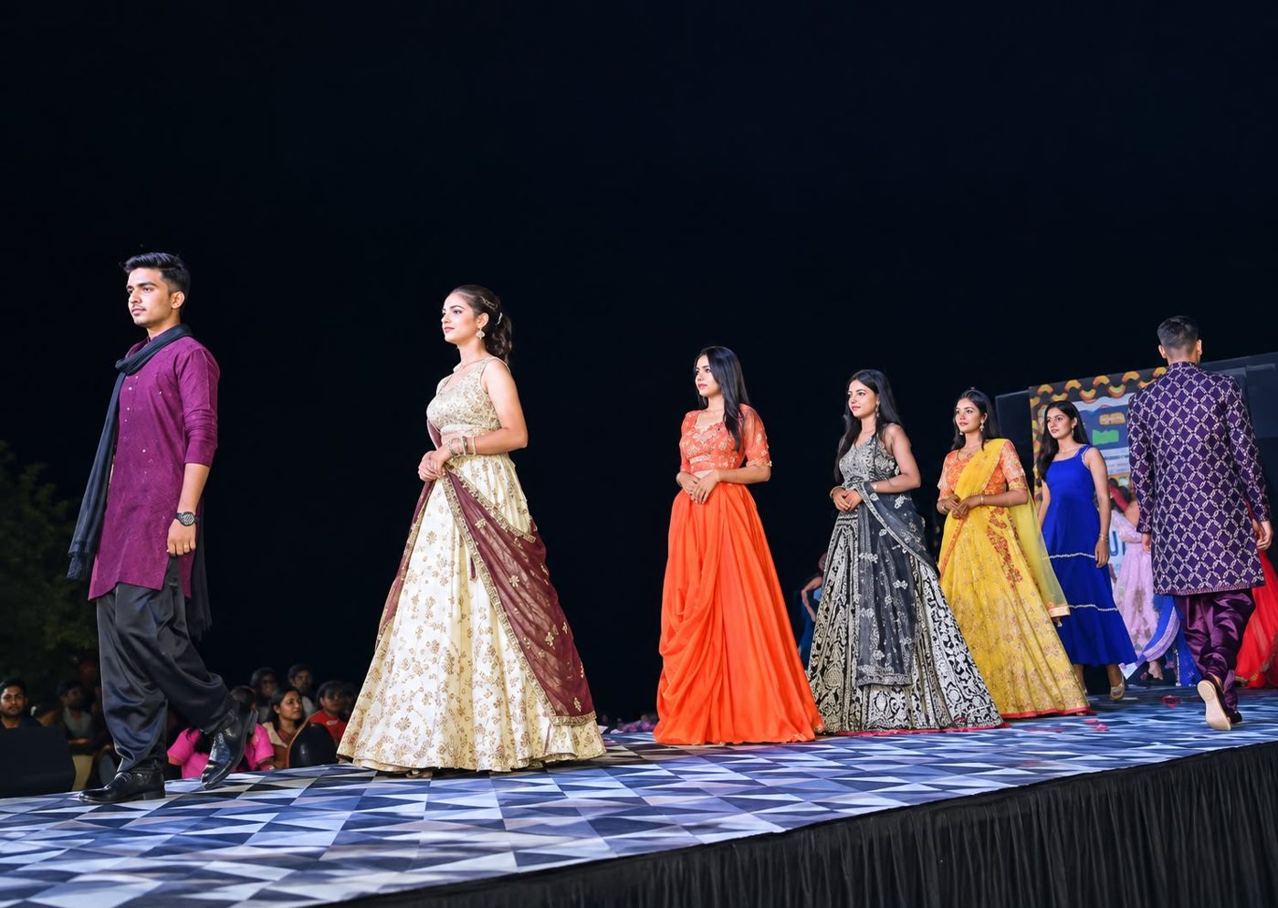 Fashion runway walk