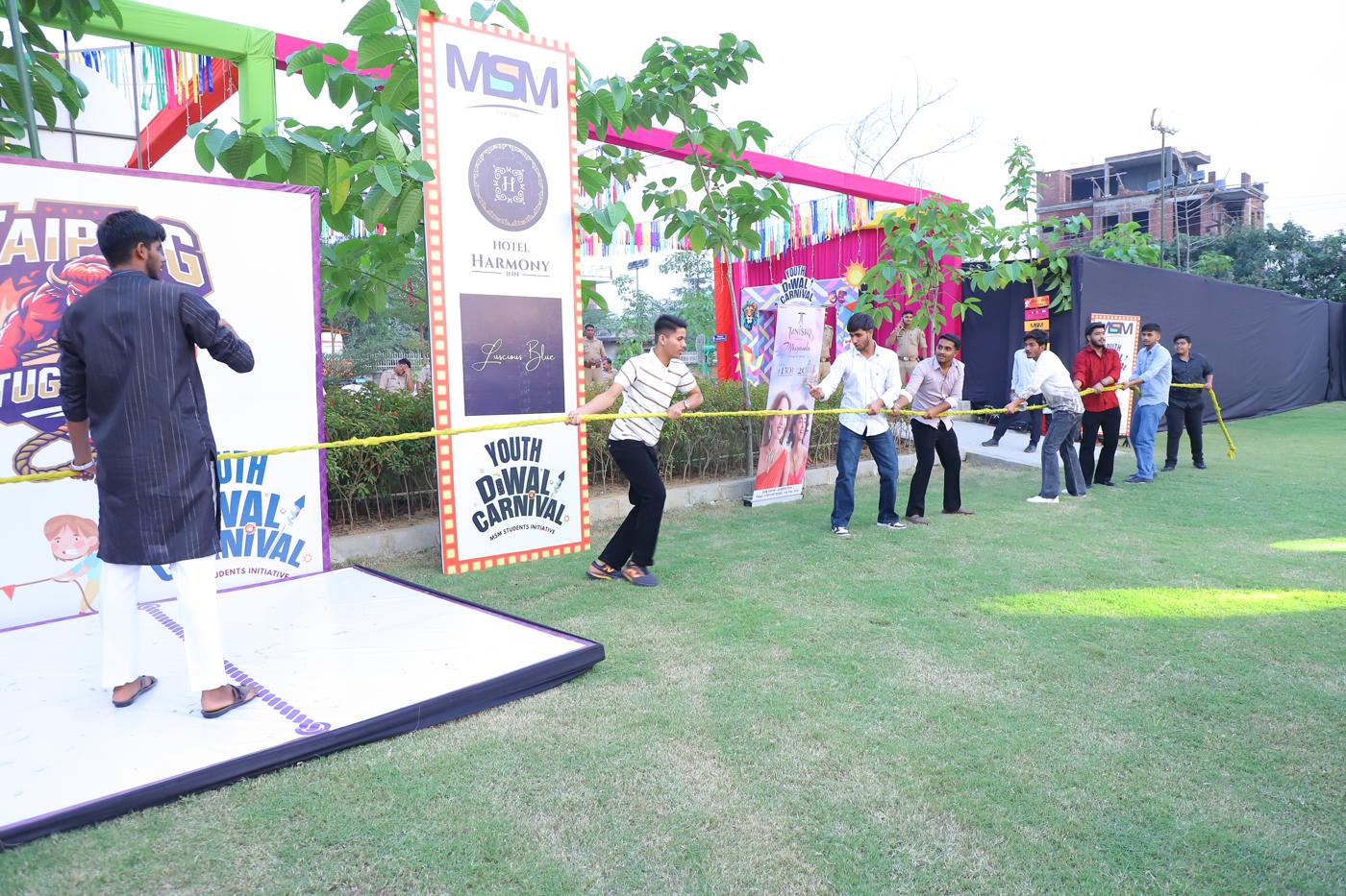 Games and activities on the lawn